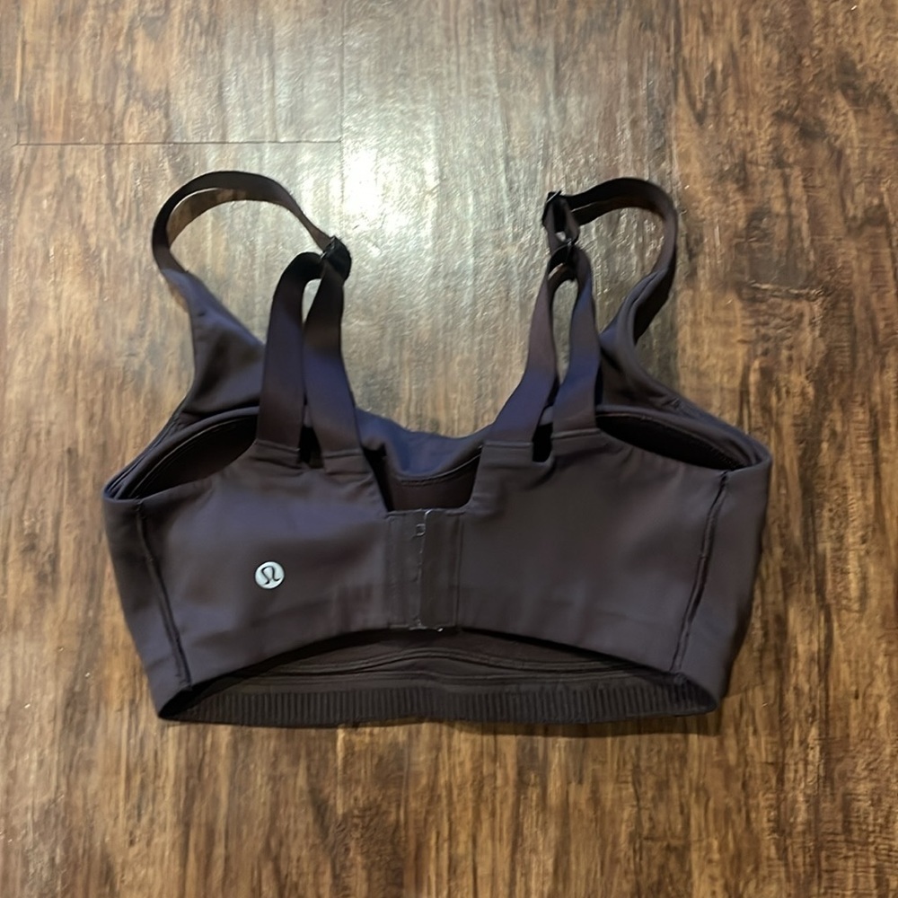 Lululemon In Alignment Bra Light Support Activewear Workout Brown  32D - Picture 5 of 12